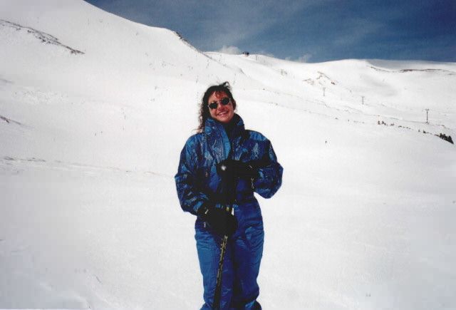 Laughing at the suggestion of skiing the Ridge